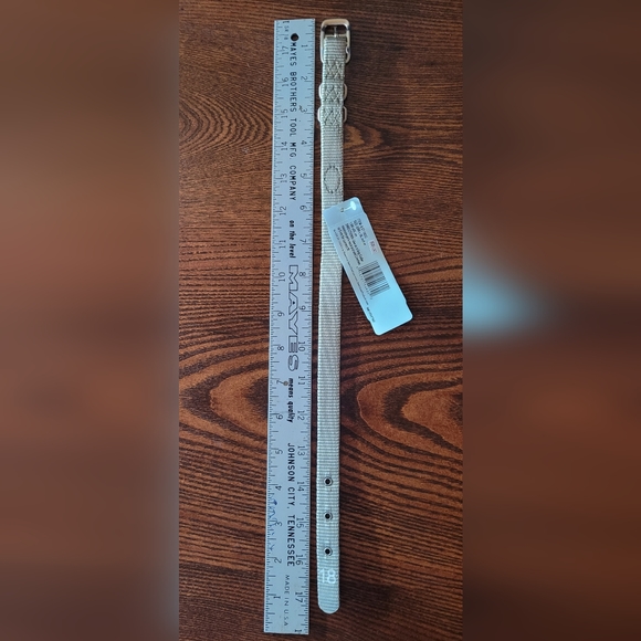 2 /$15 New Hamilton Nylon Dog Collar with metal buckle Sz 18 Sage - Picture 4 of 7